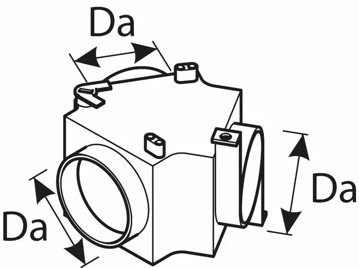 Y-HAARA SÄÄTÖLÄPÄLLÄ 60MM - Lämmittimet veneisiin - M9515009712 - 1