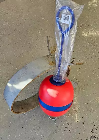 SETTI Poiju Punainen Tangolla ja Qvarken 25kg Poijupaino - Ankkurointi ja kiinnitys - 43032 - 1