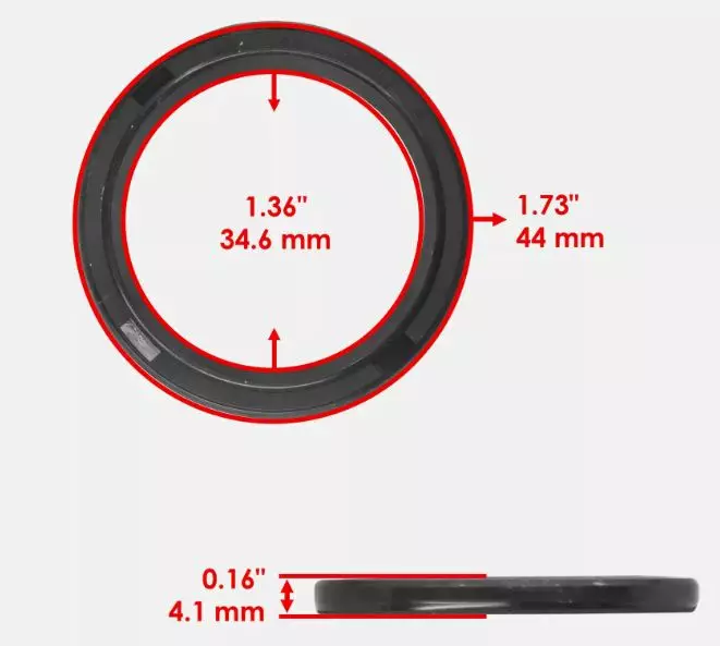 Stefa/Oil Seal Clutch Yamaha Moto YFM550 YFM660 YFM700 Grizzly - Yamaha Moto - 30192 - 1