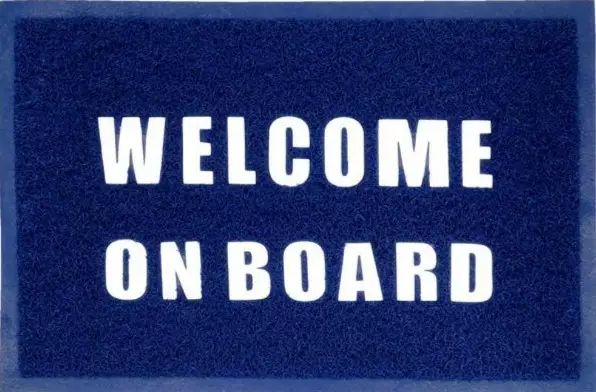 Matto Welcome on board 40X60cm - Lahjavinkit veneilijöille - 50563 - 1