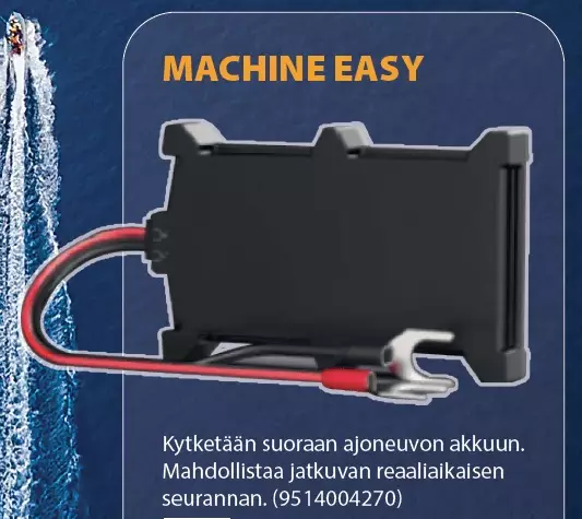 North tracker GPS paikanin Machine Easy, kytketään akkuun - Venesähkö - 52503 - 1