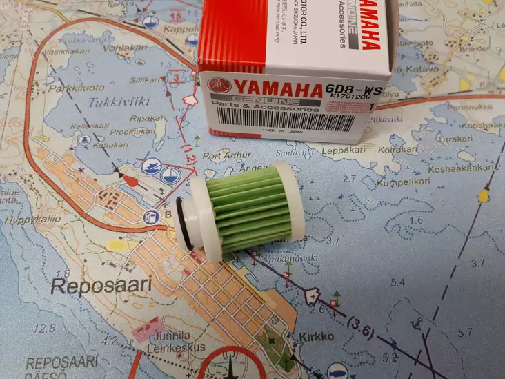 Polttoainesuodatin elementti Yamaha F40- - Yamaha suodattimet - 17653 - 1