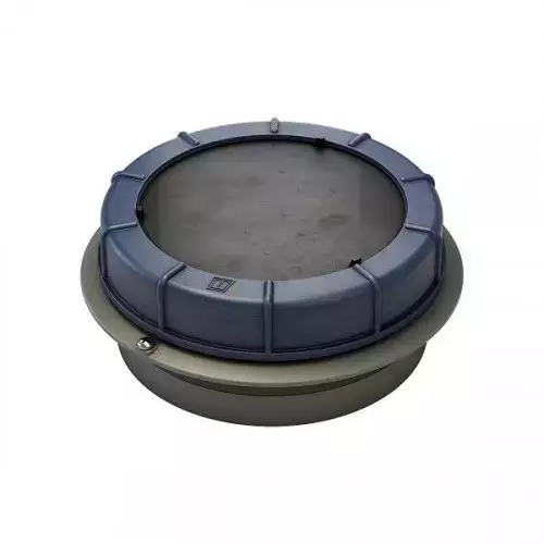 Tarkastuskansi Viton-tiivisteellä polttoaineille Ø120mm/ Ø159mm - Säiliöliittimet, pallopumput, tarvikkeet - 40803 - 1