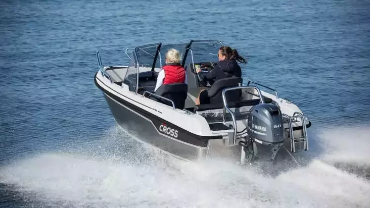 Yamarin Cross 49 Br 2023 vene Yamaha F60hv perämoottori - Yamarin Cross Alumiiniveneet - 39713 - 1