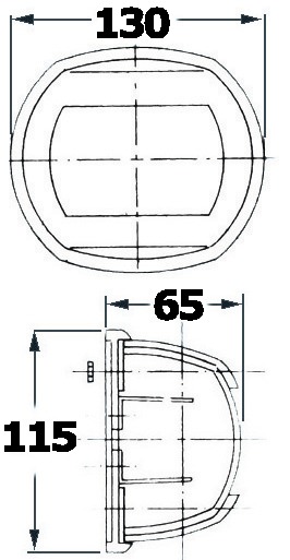 Kulkuvalo Maxi 20 RST - punainen - Valaisimet ja lamput veneisiin - D123523 - 2