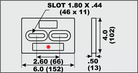 Perf metals runkoanodi Mini Divers - Anodit perä- ja sisäperämoottoreille - D121413 - 2
