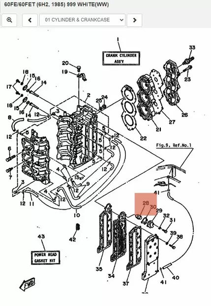Termostaatti/Thermostat Yamaha 25B 50G 60F/H 70B/E - Yamaha muut - 15063 - 2