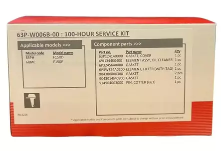 Huoltosarja/Marine Maintenance Kit Yamaha F150D F150F (100H) - Yamaha osat perämoottoreille - 51283 - 1