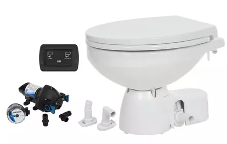 Jabsco WC Pumpulla QUIET FLUSH E2 Regular 12V - Käymälät ja septipumput veneisiin - 50993 - 1