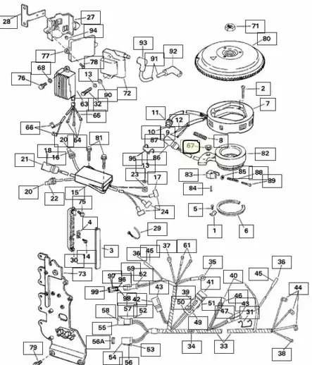 Joint Kit Ball And Socket Assy Evinrude - Evinrude/Johnson osat perämoottoreille - 773 - 2