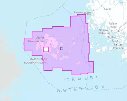 Karttasarja C AHVENANMAA Painos 2025 - Veneilykartat - 43743 - 2