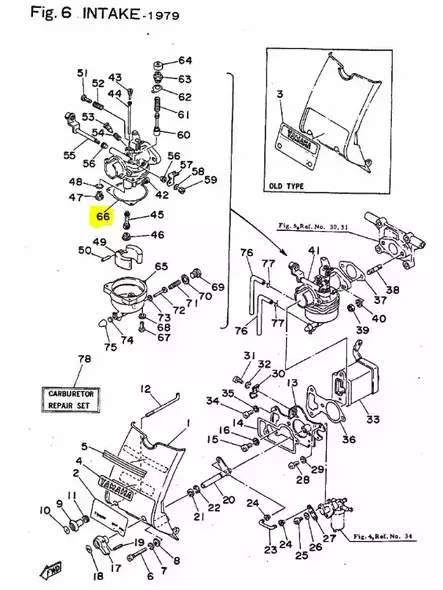 Kohokammion Tiiviste/Gasket Float Chamber Yamaha 3.5A 3.5AC - Yamaha muut - 40223 - 2