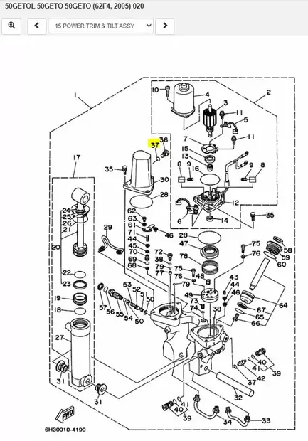 O-Rengas Öljytulppa (6H1438290000) (Trimmipumppu) Yamaha - Yamaha muut - 35823 - 2