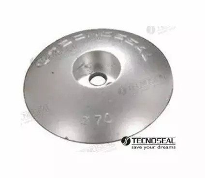 Peräsinanodi ALUMIINI 70mm Tecnoseal - Anodit perä- ja sisäperämoottoreille - 42523 - 1
