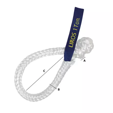 Soft Shackle white 1t - Varaosat ja lisävarusteet - D465943 - 2