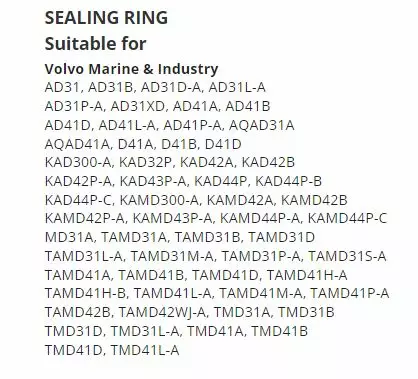 Tiivisterengas - Sisäperämoottorin osat - 6613 - 2