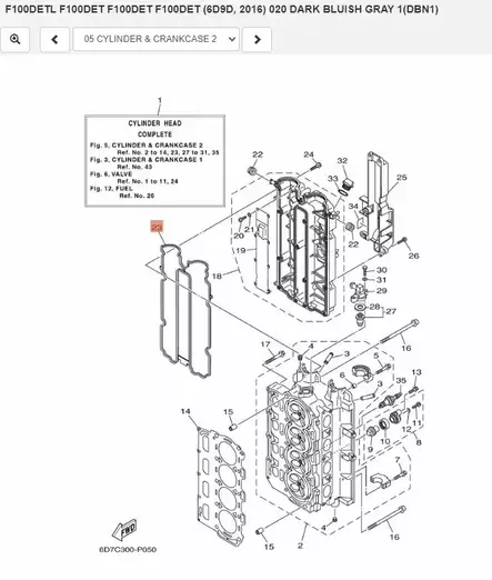 Venttiilikopan Tiiviste/Seal Cylinder 2 - Yamaha muut - 39913 - 2