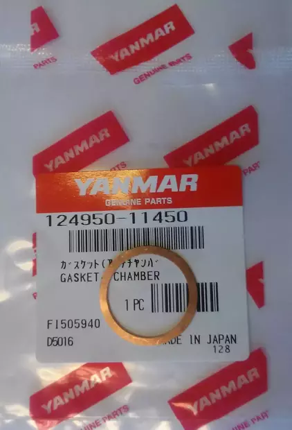 Yanmar Gasket Chamber palokammion tiiviste 1GM 2GM 3GM - Yanmar moottorin alkuperäisosat - 36243 - 1
