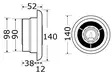 Osculati Kohdevalo tuulettimilla 12V - Valaisimet ja lamput veneisiin - D148563 - 3