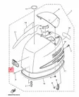 Tarra Yamaha 60hv/Graphic Front Top Cowling - Yamaha muut - 11743 - 2