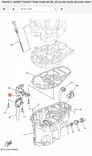 O-Rengas/O-Ring Oil Pan Yamaha F40H/G F50H F60F F70A - Yamaha muut - 7253 - 2