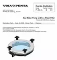 Sea Water Strainer Cover Kit Volvo Penta D4-D6 21400685 388914 - Sisäperämoottorin osat - 24133 - 2
