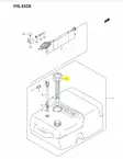 Tankkimittari/Cap Assy Fuel Tank Suzuki - Suzuki osat perämoottorille - 42833 - 2
