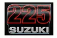 Tarra/Mark Emblem Rear Suzuki DF225 (takatarra) - Suzuki osat perämoottorille - 42793 - 1