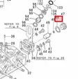 Yanmar Anodin/Sinkin tiivisterengas kupari - Yanmar moottorin alkuperäisosat - 37293 - 2