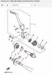 Käynnistysratas/Gear Kick Idle Yamaha Moto YZ125 - Yamaha Moto - 28363 - 2
