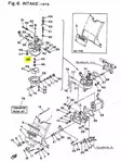 Kohokammion Tiiviste/Gasket Float Chamber Yamaha 3.5A 3.5AC - Yamaha muut - 40223 - 2