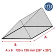 LUUKUNPÄÄLLINEN HYTTYSVERKKO L - Venevarusteet - M9512066303 - 5