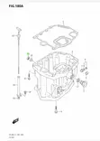 Moottoriöljyn Tulppa/Oil Drain Plug Suzuki DF4-DF350 - Suzuki osat perämoottorille - 41833 - 3