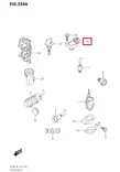 Paineanturi/Sensor Map DF9.9-DF30 - Suzuki osat perämoottorille - 52523 - 1