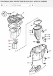 Pakoputken Tiiviste/Gasket Exhaust Manifold Yamaha F25A F40A F45A F50A - Yamaha muut - 5853 - 2