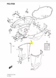 Ruuvisarja 8kpl/Screw Set Side Cover Suzuki DF8-DF350 - Suzuki osat perämoottorille - 42863 - 2