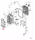Sylinterikannen tiiviste/Cylinder Head Gasket Mercury/Tohatsu 25-30hv - Mercury/Mercruiser osat - 39703 - 3