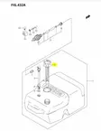 Tankkimittari/Cap Assy Fuel Tank Suzuki - Suzuki osat perämoottorille - 42833 - 2