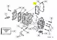 Tiiviste/Gasket Exhaust Cover Plate Evin - Evinrude/Johnson osat perämoottoreille - 473 - 2