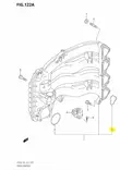 Tiiviste/Gasket Intake Manifold Suzuki DF70A-DF90A - Suzuki osat perämoottorille - 42943 - 2