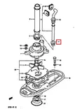 Tiiviste Vesiputkeen (Ala)/Grommet Water Tube Lower Suzuki DT20-DT30 DF20-DF30 - Suzuki osat perämoottorille - 51303 - 1