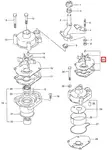 Vesipumpun Korjaussarja/WP Repair Kit Suzuki DT115 DT140 17400-94611 - Perämoottorin tarvikeosat - 52533 - 1