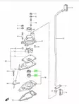 Vesipumpun Stefa/Seal Oil Suzuki DT4-DT5 DF2.5-DF6 - Suzuki osat perämoottorille - 43873 - 2