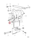 Vetohihna/Laturin Hihna Volvo Penta B21 B23 B25 MD22 AQ120B-AQ171C - Sisäperämoottorin osat - 51063 - 1