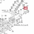 Yanmar Anodin/Sinkin tiivisterengas kupari - Yanmar moottorin alkuperäisosat - 37293 - 2