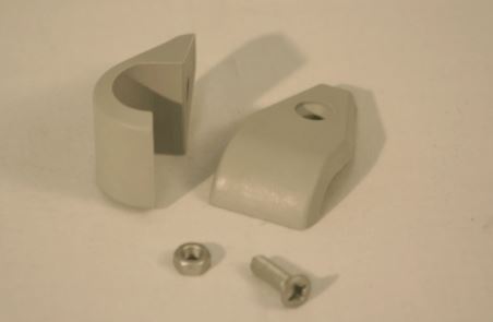 BUSTER. Tuulilasin Kiinnike 2-os. Sis.Ruuvi+Mutteri Harmaa - Venemerkkien alkuperäisosat - 5663 - 1