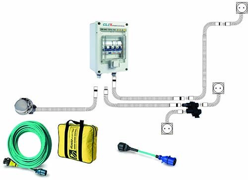 CLIX MEDIUM -maasähköjärjestelmä - Venesähkön asennustarvikkeet - D304393 - 1