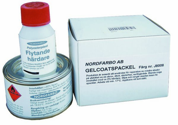 KITTI Gelcoat 808 HARMAA 2-komponenttinen - Veneen ja moottorin huolto - 4453 - 1