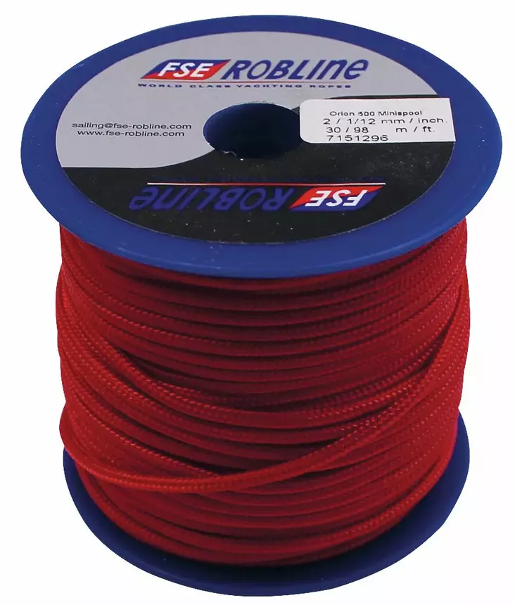 KÖYSI MINI-REELS ORION 500 3MM/15M PUNAINEN - Veneen kiinnitys - M9518152503 - 1