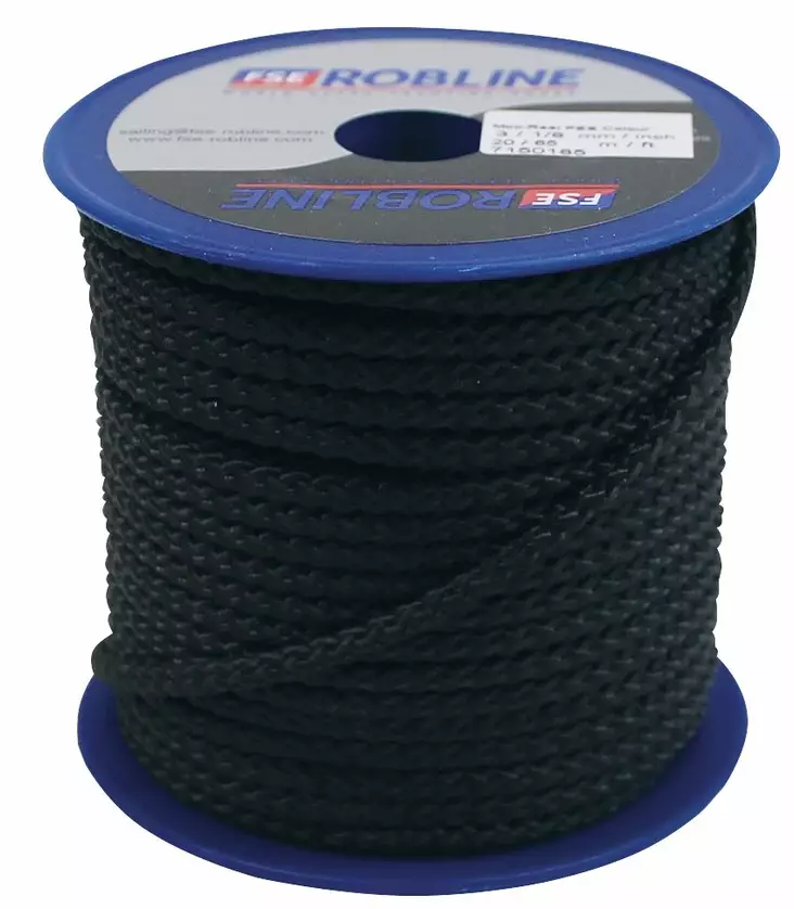 KÖYSI MINI-REELS POLYESTER MUSTA - Veneen kiinnitys - M9518152303 - 1